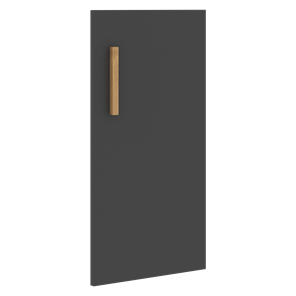 Низкая дверь для шкафа правая FORTA Черный Графит FLD 40-1(R) (396х18х766) в Смоленске