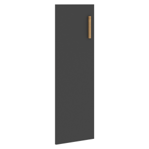 Дверь для шкафа средняя левая FORTA Черный Графит FMD40-1(L) (396х18х1164) в Смоленске