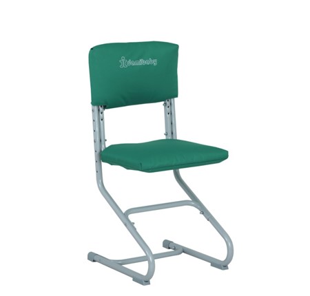 Набор чехлов на спинку и сиденье стула СУТ.01.040-01 Зеленый, ткань Оксфорд в Смоленске - изображение