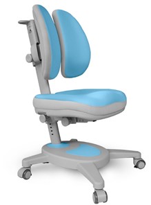 Кресло Mealux Onyx Duo (Y-115) BLG, голубой + серый в Смоленске