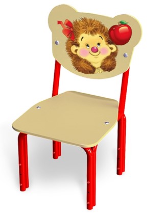 Детский стул Ежик (Кузя-Еж(1-3)ВКр) в Смоленске - изображение