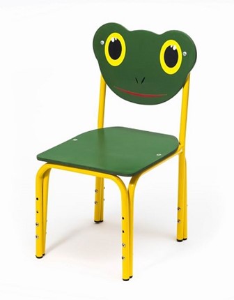 Детский растущий стул Лягушонок (Кузя-ЛГ(1-3)ЗЖ) в Смоленске - изображение