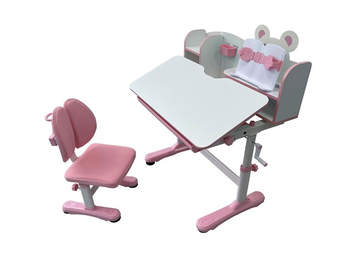 Растущий стол и стул Carezza Pink FUNDESK в Смоленске - изображение 2