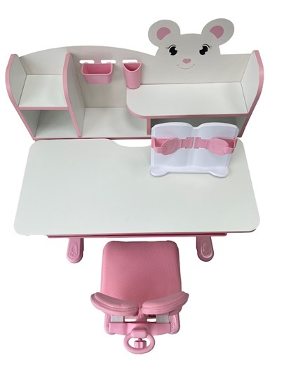 Растущий стол и стул Carezza Pink FUNDESK в Смоленске - изображение 6