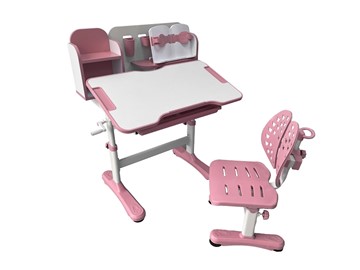 Стол растущий и стул Vivo Pink FUNDESK в Смоленске - предосмотр 1