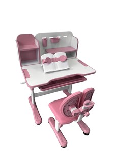 Стол растущий и стул Vivo Pink FUNDESK в Смоленске - предосмотр 2