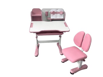 Стол растущий и стул Vivo Pink FUNDESK в Смоленске - предосмотр 3