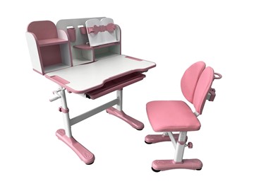 Стол растущий и стул Vivo Pink FUNDESK в Смоленске - предосмотр 4