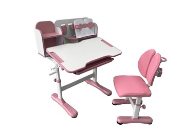Стол растущий и стул Vivo Pink FUNDESK в Смоленске - предосмотр 5