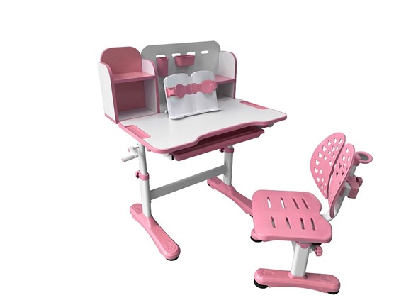 Стол растущий и стул Vivo Pink FUNDESK в Смоленске - изображение
