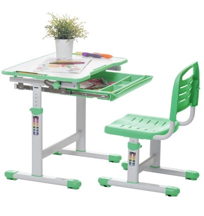 Детский стол-трансформер SET Holto-2А зеленый в Смоленске - изображение