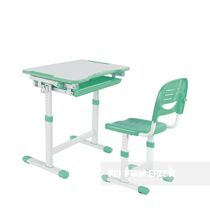 Парта растущая + стул Piccolino Green в Смоленске - изображение