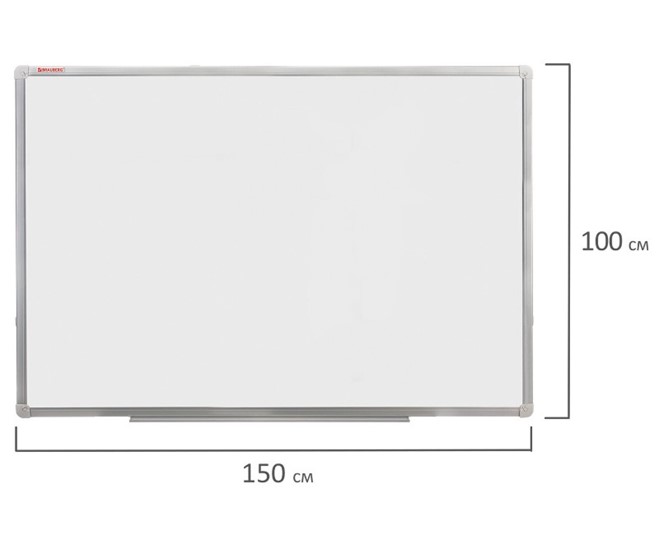 Доска магнитно-маркерная BRAUBERG 100х150 см, алюминиевая рамка в Смоленске - изображение 8