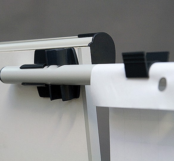 Доска-флипчарт на колесах 2х3, TF02/2011, 70x100 см, передвижная, держатели для бумаги в Смоленске - изображение 5