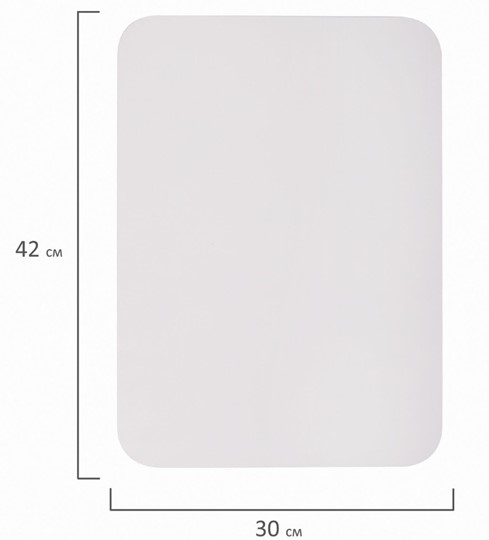 Магнитно-маркерная доска на холодильник BRAUBERG, 42х30 см с маркером, магнитом и салфеткой в Смоленске - изображение 10