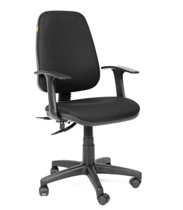 Офисное кресло CHAIRMAN 661 Ткань стандарт 15-21 черная в Смоленске - предосмотр