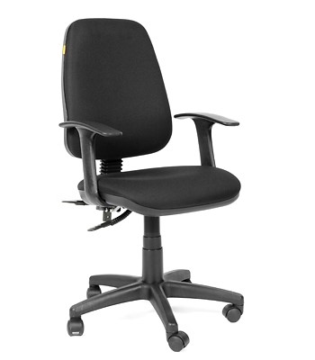 Офисное кресло CHAIRMAN 661 Ткань стандарт 15-21 черная в Смоленске - изображение